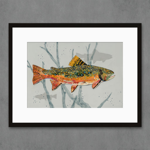 Brown Trout, Fly Fisherman Gift - Fly Fishing Wall Art