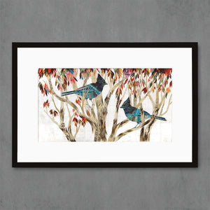 thumbnail for STELLER'S JAY limited edition paper print