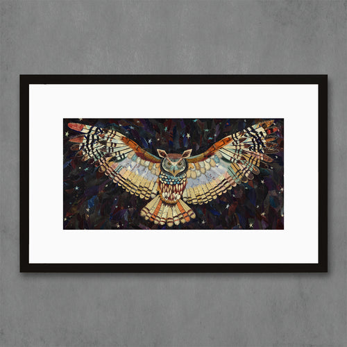 THE PROTECTOR OWL limited edition art print