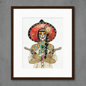 thumbnail for VAQUERA SUDOESTE (CACTUS)  limited edition paper print