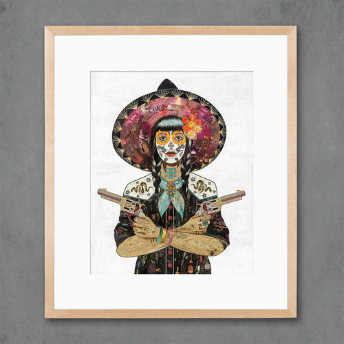 VAQUERA SUDOESTE (HISS)  limited edition paper print