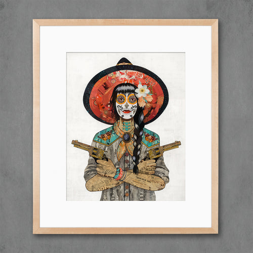 VAQUERA SUDOESTE (PAINTED LADY) limited edition paper print
