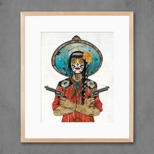 THE GAL FROM WILDCAT RANCH limited edition paper print
