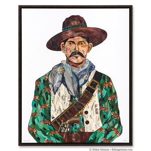 thumbnail for VAQUERO (TIGERS) canvas art print with float frame