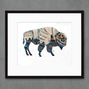 thumbnail for ANIMALS OF NORTH AMERICA: BISON limited edition paper print