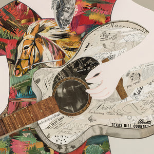 thumbnail for WESTERN SONGBIRD original paper collage