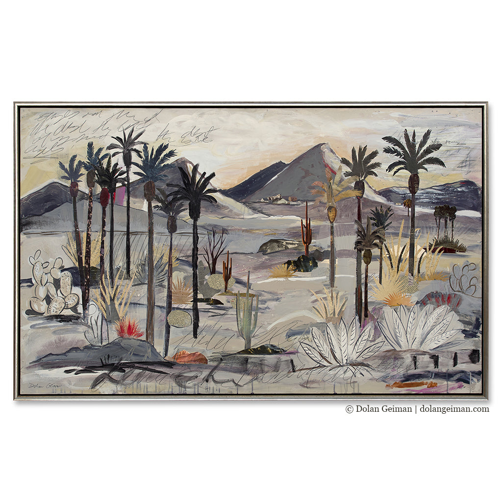 Hotsell Desert Dessert- original mixed-media art on canvas