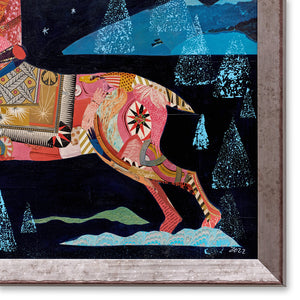 thumbnail for WINTER TALE: REINDEER original paper collage