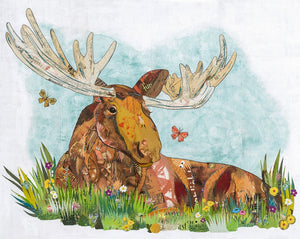 thumbnail for RELAXING IN THE WOODS limited edition paper print